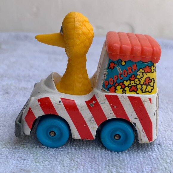Vintage 1983 Playskool Big Bird Popcorn Van Toy Sesame Street Childrens TV - Picture 4 of 8